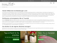 bestattungen-lorch.de Webseite Vorschau