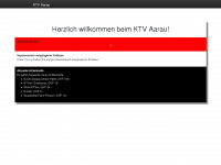 ktv-aarau.ch Webseite Vorschau