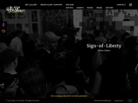 sign-of-liberty.com Webseite Vorschau