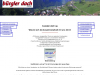 buergler-dach.ch Webseite Vorschau