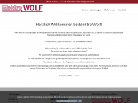 elektro-wolf-rettenberg.de Webseite Vorschau