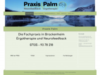ergotherapie-palm.de Webseite Vorschau