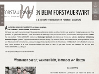 forstauerwirt.at Webseite Vorschau