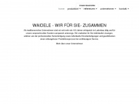 waidele-ladenbau.de Webseite Vorschau