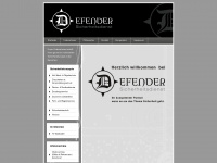 defender-security.de Webseite Vorschau