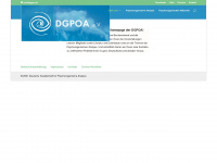 dgpoa.de Webseite Vorschau