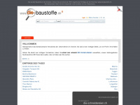 die-baustoffe.ch Webseite Vorschau