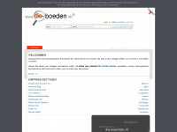 die-boeden.ch Webseite Vorschau