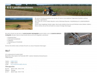 a-e-landmaschinen.de Webseite Vorschau