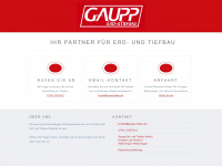 gaupp-tiefbau.de Webseite Vorschau