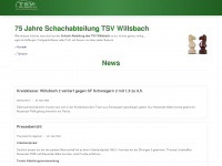 willsbach-schach.de Webseite Vorschau