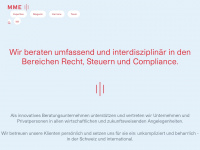 mme.ch Webseite Vorschau
