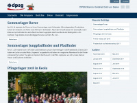 dpsg-harburg.de Webseite Vorschau
