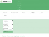 bergstrassengymnasium.de Webseite Vorschau