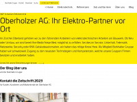 oberholzer.ch Webseite Vorschau