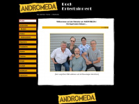 andromeda-band.de Webseite Vorschau
