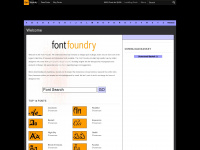 fontfoundry.com Webseite Vorschau