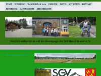 sgv-bruchhausen.de Webseite Vorschau