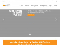 reha-technik.at Webseite Vorschau