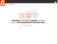 gatorade.ch Webseite Vorschau