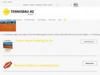 tennisbau.ch Webseite Vorschau