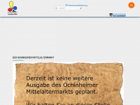 ochinheimer-mittelaltermarkt.de Webseite Vorschau