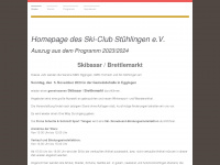 skiclub-stuehlingen.de Webseite Vorschau