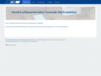 hm-produktion.ch Webseite Vorschau