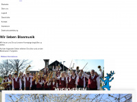 musikverein-tiergarten.de Webseite Vorschau