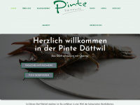 pinte.ch Webseite Vorschau