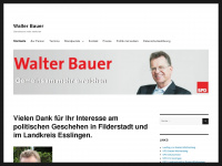 walterbauer-spd.de Webseite Vorschau