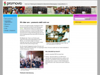promovio.org Webseite Vorschau