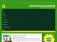gruene-landshut.de Webseite Vorschau