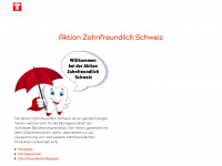 zahnfreundlich.ch Webseite Vorschau