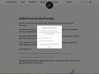 provinzkultur.de Webseite Vorschau
