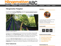 haengematte.org Webseite Vorschau