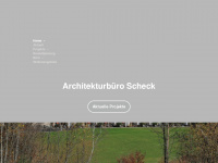 architekturbuero-scheck.de Webseite Vorschau