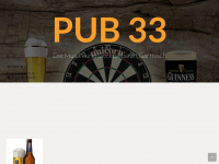 pub33.de Webseite Vorschau