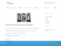 lotusrecords.at Webseite Vorschau