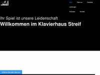 klaviere-streif.com Webseite Vorschau