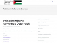 palaestinensische-gemeinde.at Webseite Vorschau