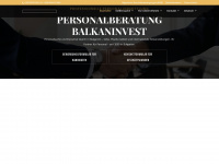 balkaninvest.eu Webseite Vorschau