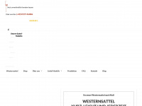 westernsattel.de Webseite Vorschau