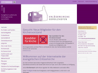 evang-kirche-gerolzhofen.de Webseite Vorschau