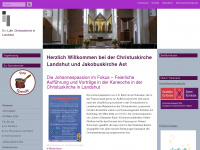 christuskirche-landshut.de Webseite Vorschau
