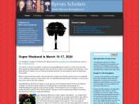 byrnesscholars.org Webseite Vorschau