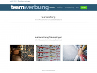 teamwerbung.eu Webseite Vorschau