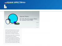 asahi-spectra.com Webseite Vorschau