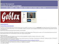 geblex.de Webseite Vorschau