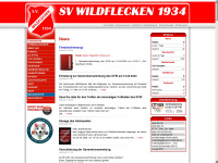 sv-wildflecken.de Webseite Vorschau